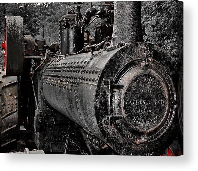 Hovind Acrylic Print featuring the photograph Steam Tractor by Scott Hovind