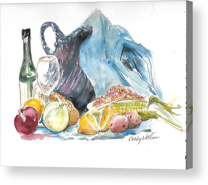  Acrylic Print featuring the painting Still Life by Bobby Walters