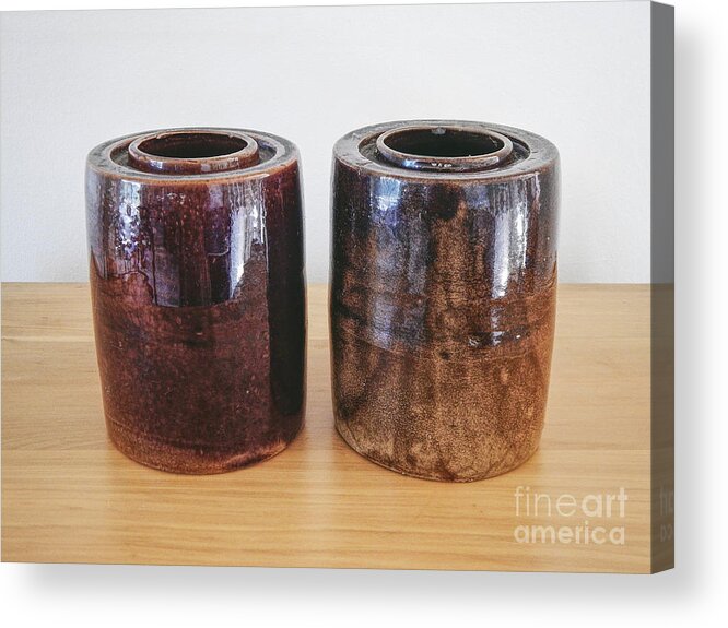 Pottery Acrylic Print featuring the photograph Still Life Pottery by Phil Perkins
