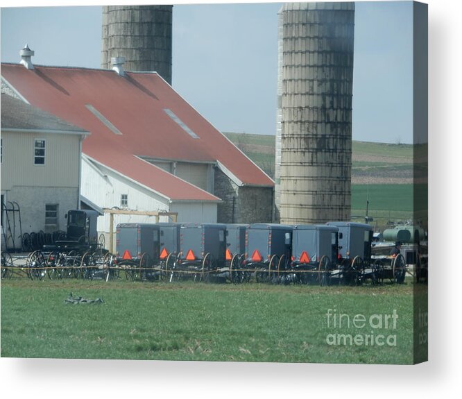 Amish Acrylic Print featuring the photograph Sunday Best by Christine Clark