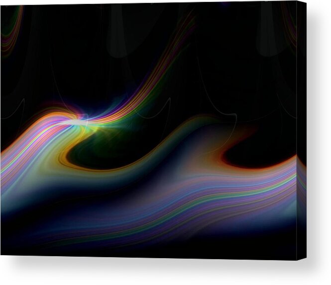 Sunrise Acrylic Print featuring the photograph Sunrise Abstract 2 by Tim Allen