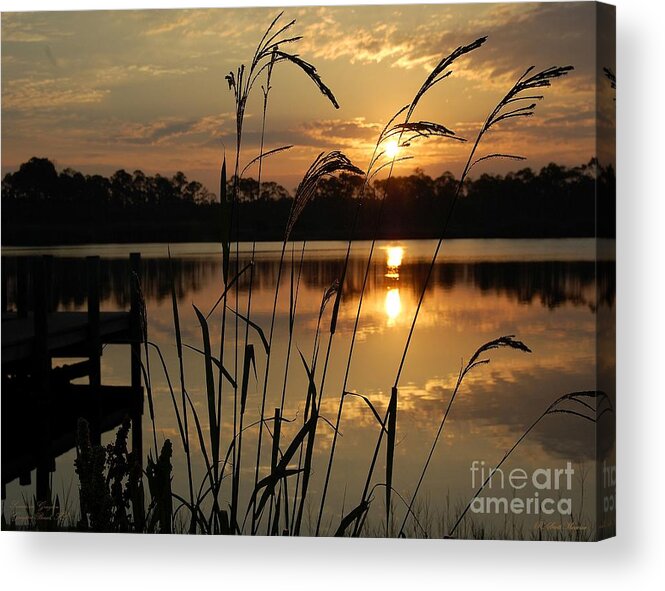 Sunrise Acrylic Print featuring the photograph Sunrise at Grayton Beach by Robert Meanor
