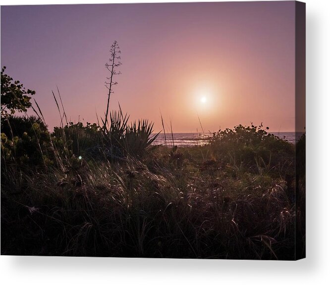 Sunrise Acrylic Print featuring the photograph Sunrise By The Atlantic by Carlos Avila