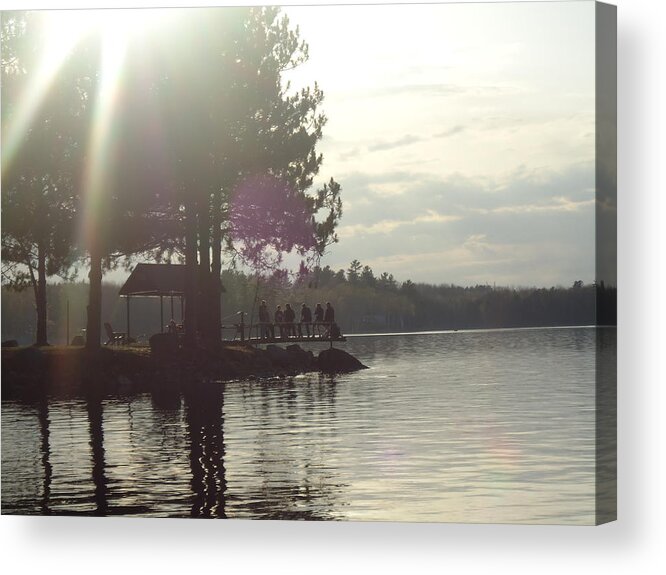 Water Acrylic Print featuring the photograph Sunshine Afternoon by Stephanie Parent