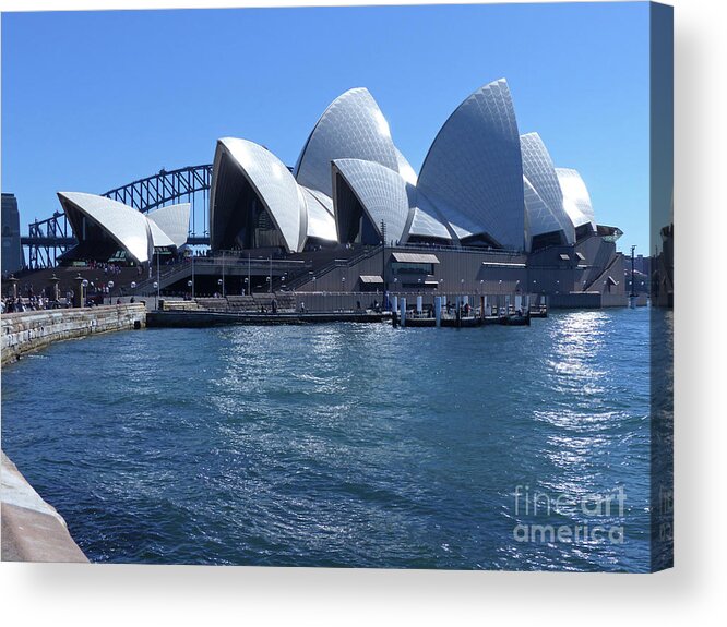Sydney Opera House Acrylic Print featuring the photograph Sydney Opera House - Australia by Phil Banks
