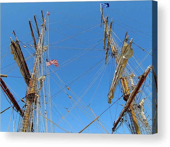 Hovind Acrylic Print featuring the photograph Tall Ship Series 16 by Scott Hovind