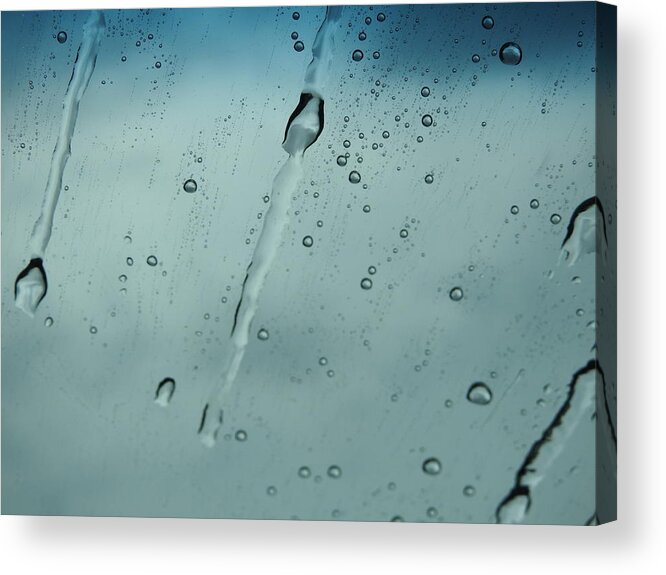 Weather Acrylic Print featuring the photograph Teardrops of Rain by Jan Gelders