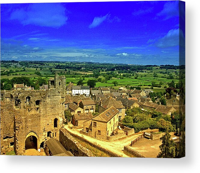 Landscape Acrylic Print featuring the photograph The Castle View by Richard Denyer