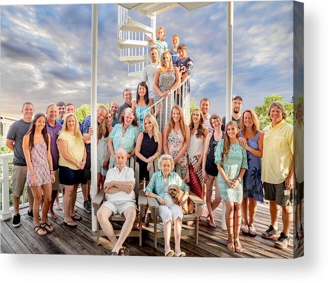  Acrylic Print featuring the photograph The Dezzutti Family by Mike Covington