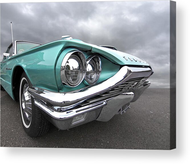 Ford Thunderbird Acrylic Print featuring the photograph The Eyes Have It - 1964 Thunderbird by Gill Billington