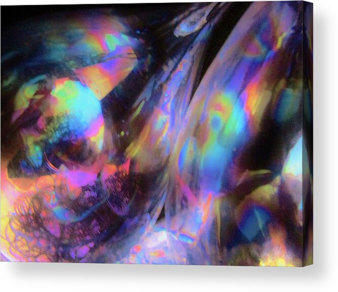 Time Acrylic Print featuring the photograph The Fluidity of Time and Space by Sharon Ackley