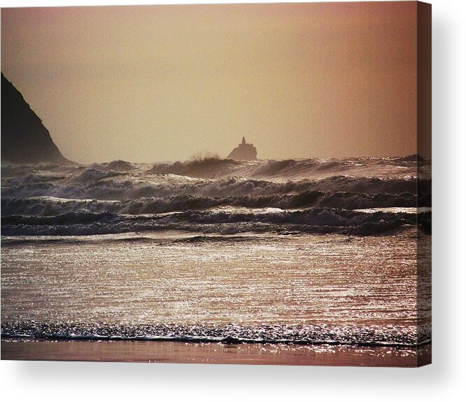 Lighthouse Acrylic Print featuring the photograph The Guardian by Julie Rauscher