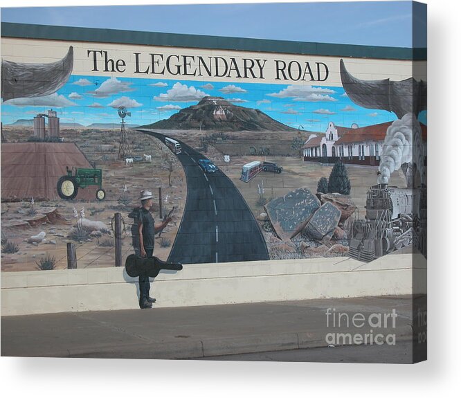 Route 66 Acrylic Print featuring the photograph The Legendary Road by Jim Goodman