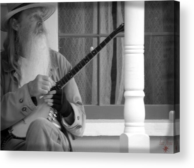 Hovind Acrylic Print featuring the photograph The Music Man by Scott Hovind