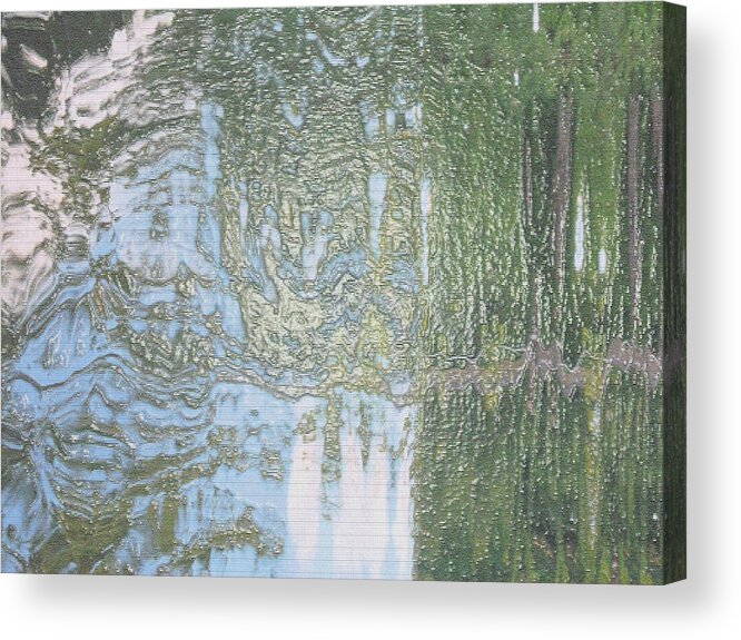 River Acrylic Print featuring the painting The River Nymph by Susan Esbensen
