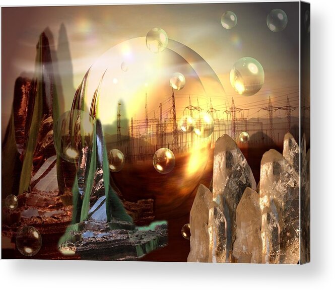 Power Acrylic Print featuring the photograph The Search For Power by Joyce Dickens