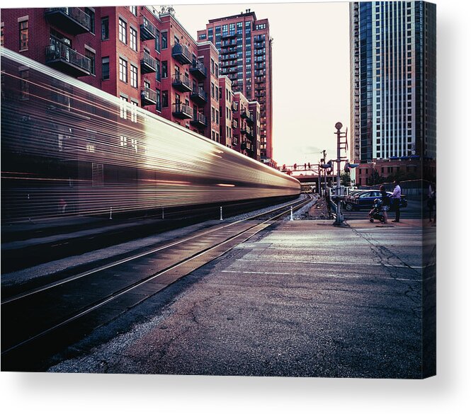 Chicago Acrylic Print featuring the photograph The Waiting Game by Nisah Cheatham