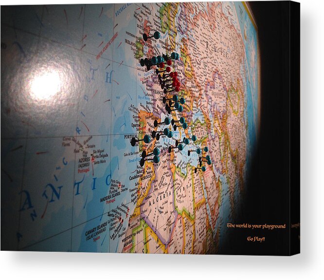 Photograph Acrylic Print featuring the photograph The World is Your Playground by Richard Gehlbach