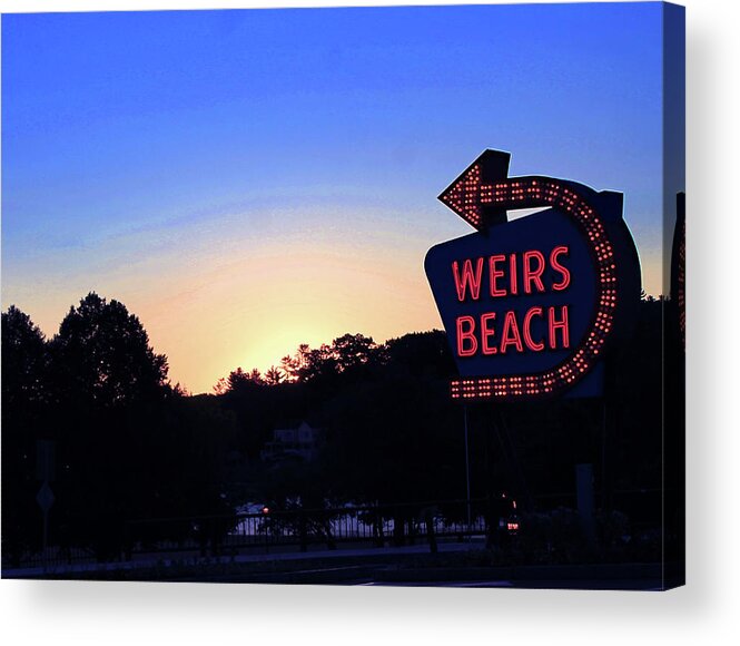 Weirs Beach Acrylic Print featuring the photograph This Way by Jeff Heimlich