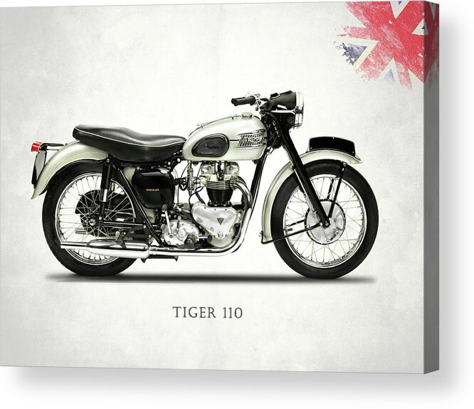 Tiger T110 1957 Acrylic Print featuring the photograph Tiger T110 1957 by Mark Rogan