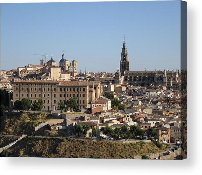 Toledo Acrylic Print featuring the photograph Toledo Cathedral by John Shiron