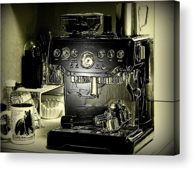 Espresso Acrylic Print featuring the photograph Top O' The Morn' To Ya by Jeanette C Landstrom