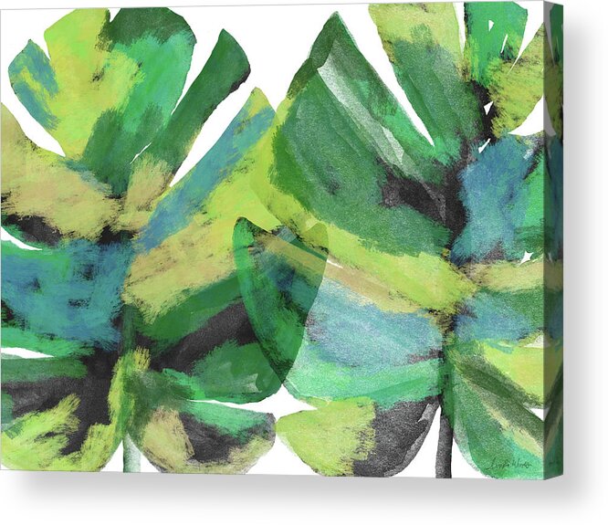 Tropical Acrylic Print featuring the mixed media Tropical Dreams 1- Art by Linda Woods by Linda Woods
