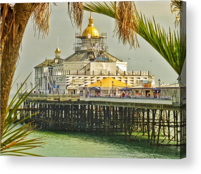 Connie Handscomb Acrylic Print featuring the photograph Tropical Eastbourne by Connie Handscomb