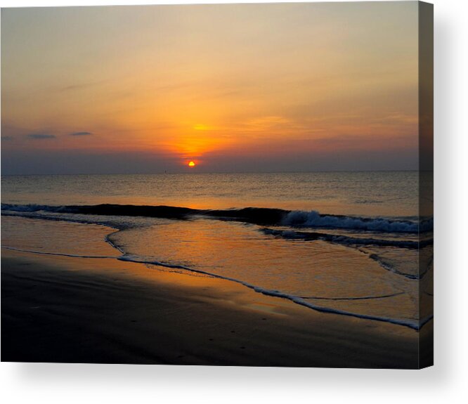 Savannah Acrylic Print featuring the photograph Tybee Calm by Julie Pappas