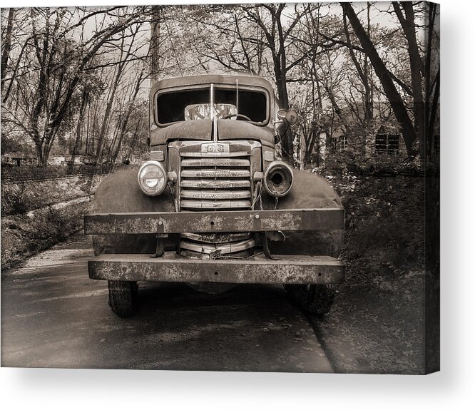 Trucks Acrylic Print featuring the photograph Unemployed by John Anderson