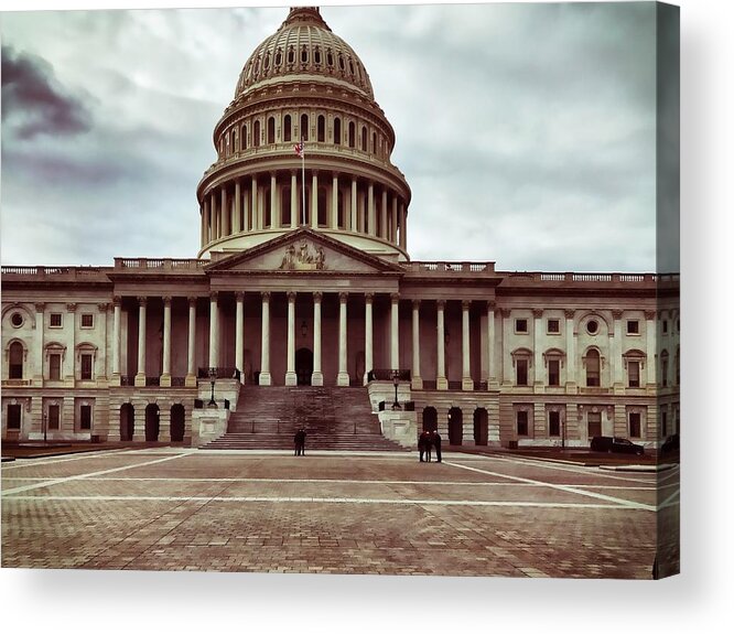 Capitol Acrylic Print featuring the photograph United States Capitol Building by Chris Montcalmo