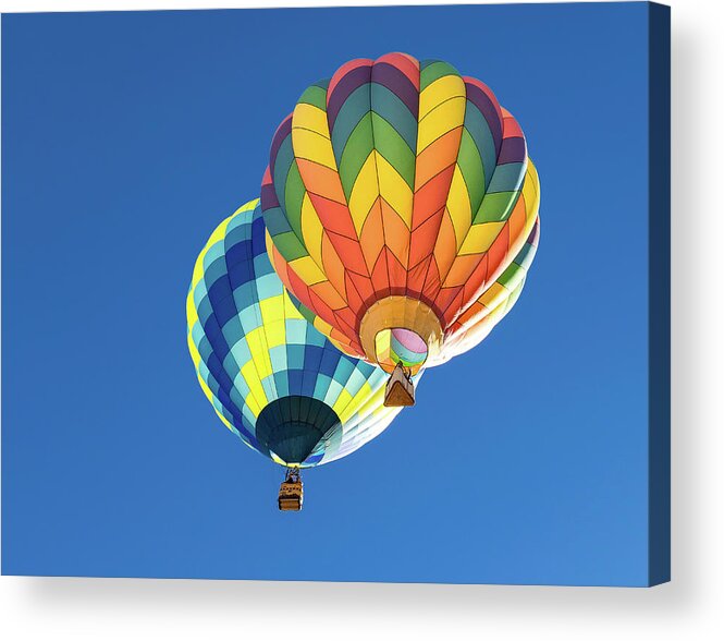 2018 Acrylic Print featuring the photograph Up in a Hot Air Balloon by James Sage