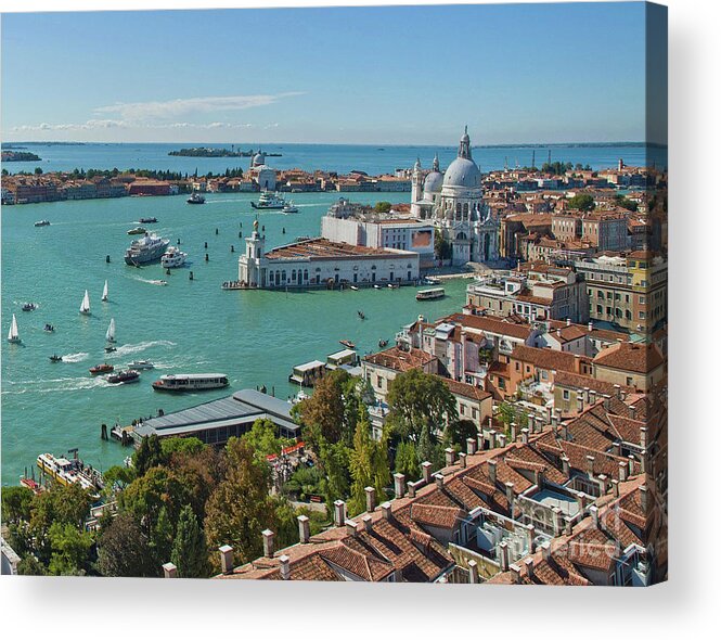 Santa Maria Della Salute Acrylic Print featuring the photograph Venice by Maria Rabinky