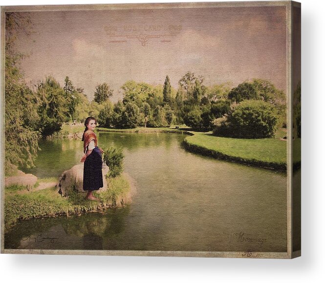 Versailles Acrylic Print featuring the digital art Versailles by Looking Glass Images