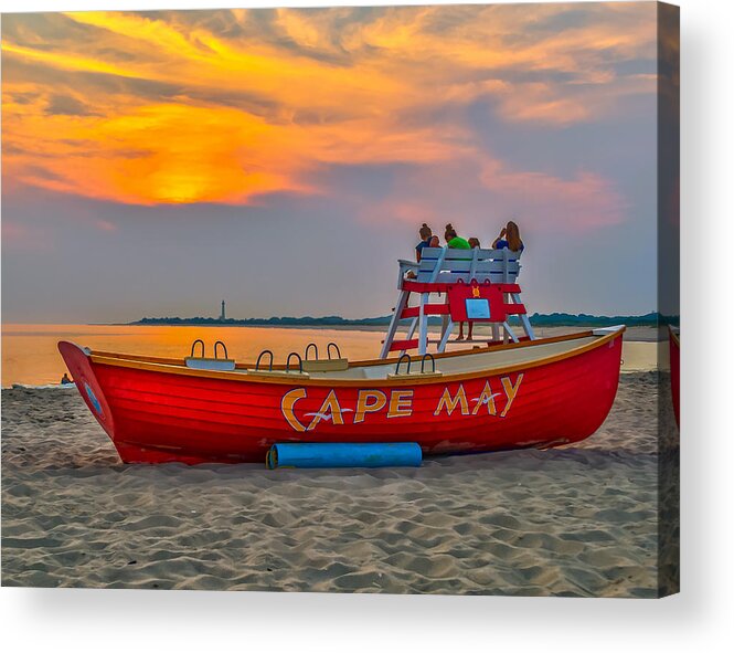 Sunset Acrylic Print featuring the photograph Waiting for Sunset by Nick Zelinsky Jr
