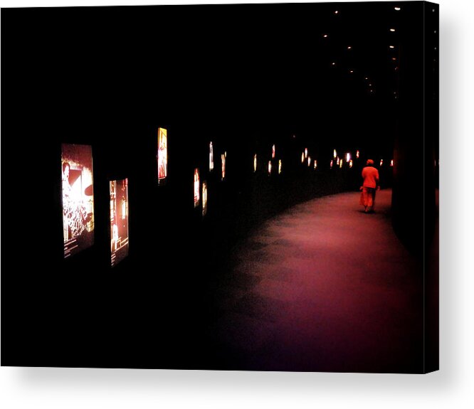 Theatre Acrylic Print featuring the photograph Walking Among The Stories by Zinvolle Art