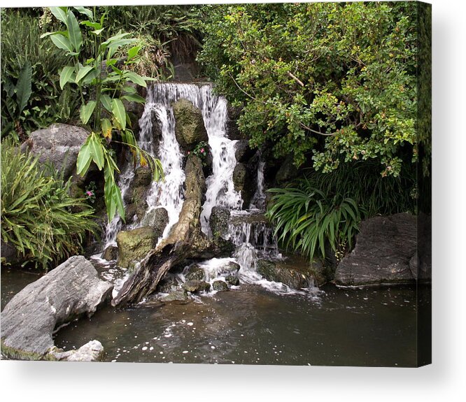 Water Acrylic Print featuring the photograph Waterfall by Amy Fose