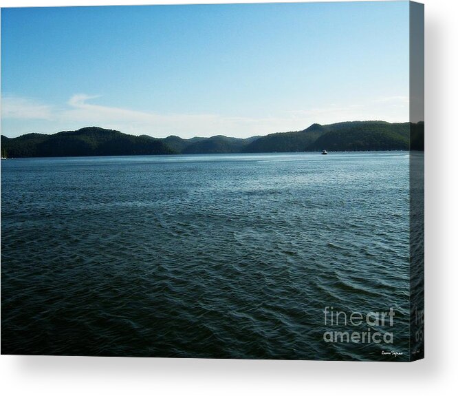 Water Acrylic Print featuring the photograph Where Peaceful Waters Flow by Leanne Seymour