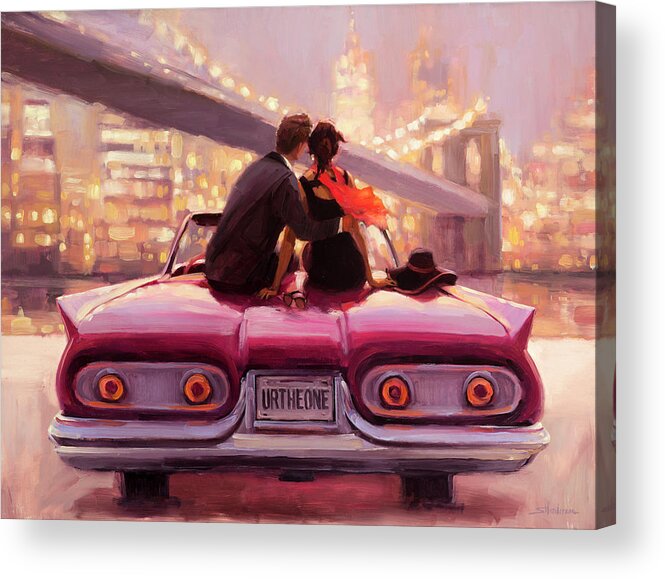 Love Acrylic Print featuring the painting You Are the One by Steve Henderson
