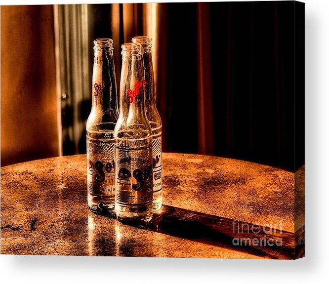 Bottle Acrylic Print featuring the photograph You Got Sol by Jimmy Ostgard