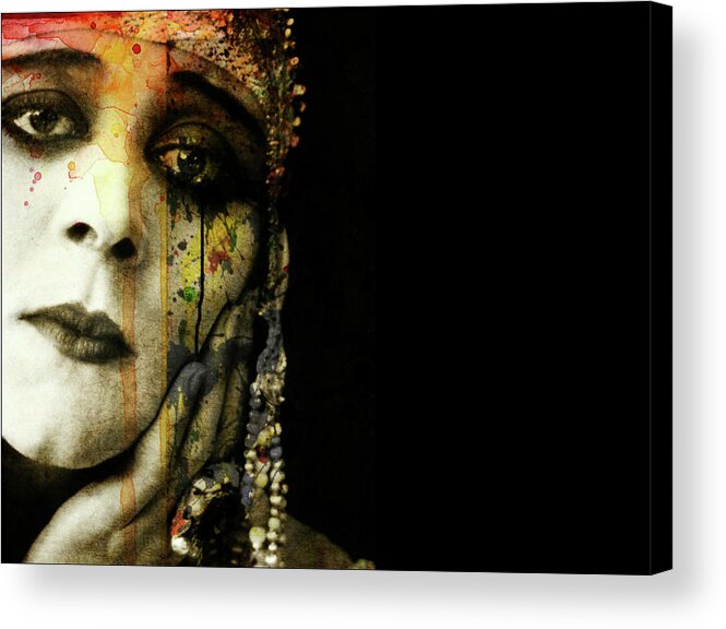 Hollywood Acrylic Print featuring the mixed media You Never Got To Hear Those Violins by Paul Lovering