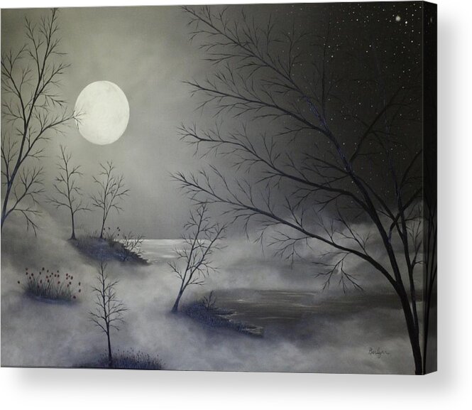 Landscape Acrylic Print featuring the painting Chocolate Dreams by Berlynn