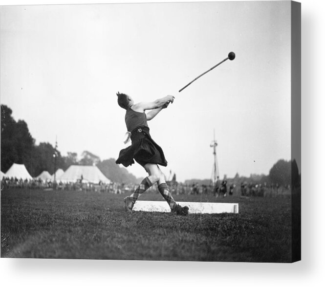 1930-1939 Acrylic Print featuring the photograph Highland Games #1 by Hudson