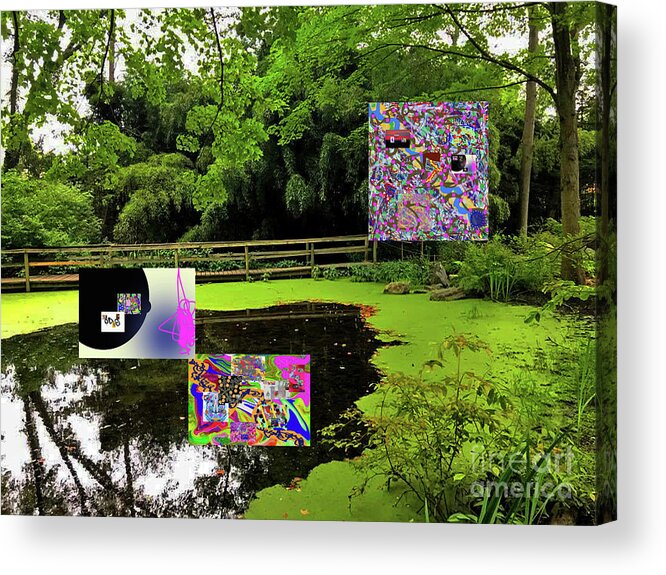 Walter Paul Bebirian: Volord Kingdom Art Collection Grand Gallery Acrylic Print featuring the digital art 10-10-2019f by Walter Paul Bebirian