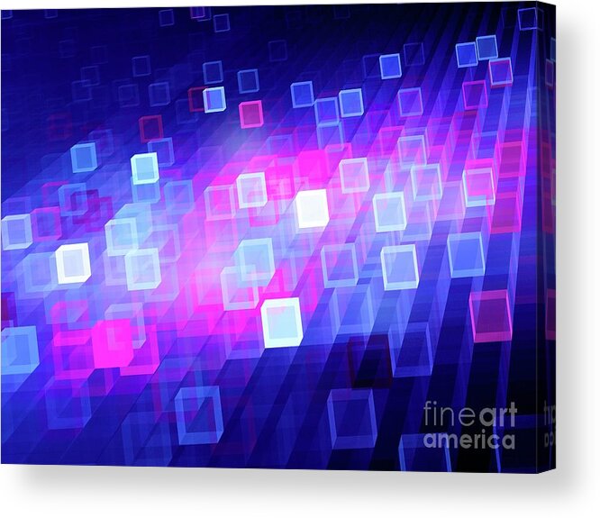 Digital Acrylic Print featuring the photograph New Technologies #6 by Sakkmesterke/science Photo Library