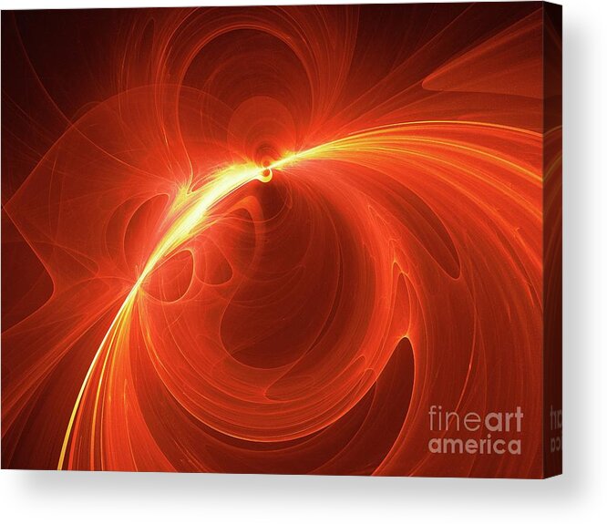 Glow Acrylic Print featuring the photograph Plasma Force Field #6 by Sakkmesterke/science Photo Library