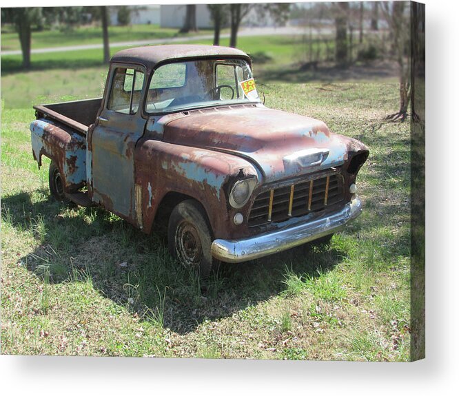 Old Car Acrylic Print featuring the photograph any Buyers by David Zimmerman