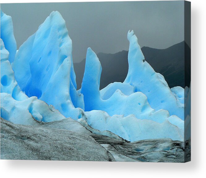 Tranquility Acrylic Print featuring the photograph Argentina Perito Moreno Glacier by Photo, David Curtis