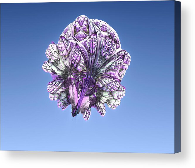 Vegetable Acrylic Print featuring the digital art Artichoke by Bernie Sirelson