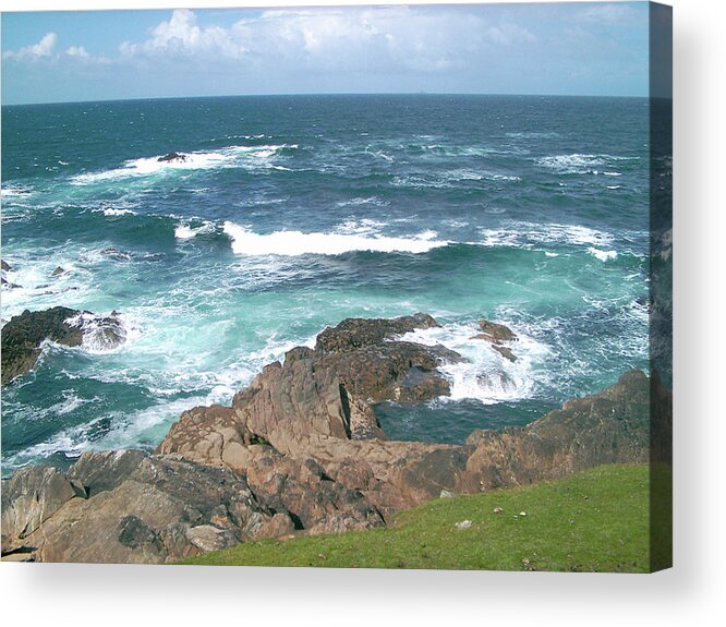 Scenics Acrylic Print featuring the photograph Atlantic Ocean by Photography By Robert Riddell
